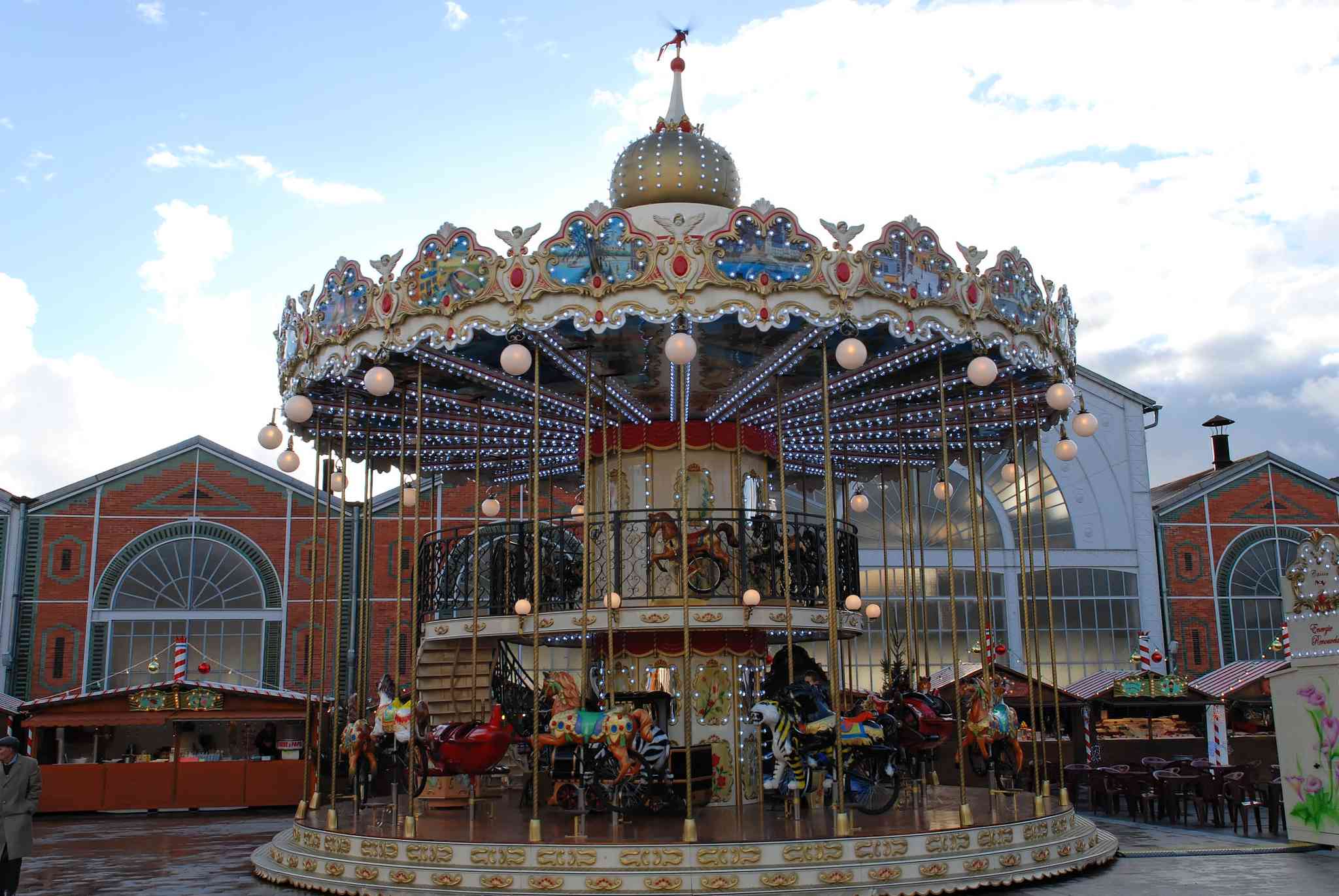 Carrousel double étage