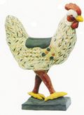 Coq sur socle