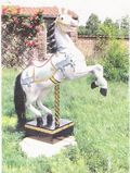 Cheval Cabré d'ornement