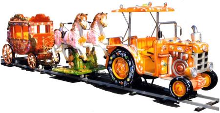 Train Tracteur et Diligence